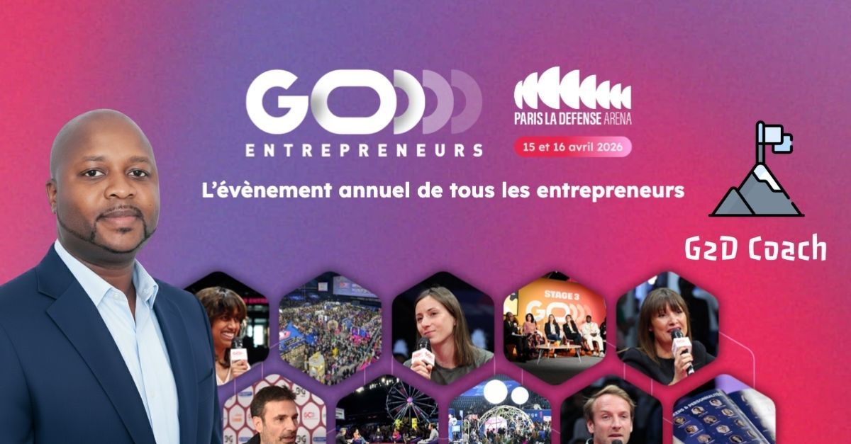 G2D Coach au salon Go Entrepreneurs 2026 : IA & performance pour les TPE/PME
